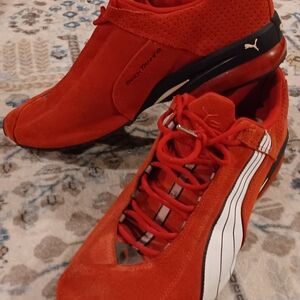 PUMA Speedcat Athletic Shoes in the "For All Time Red/White" Men's Size 13